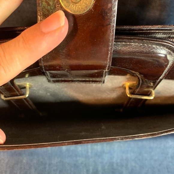 Vintage eel skin attaché case briefcase - Picture 5 of 10